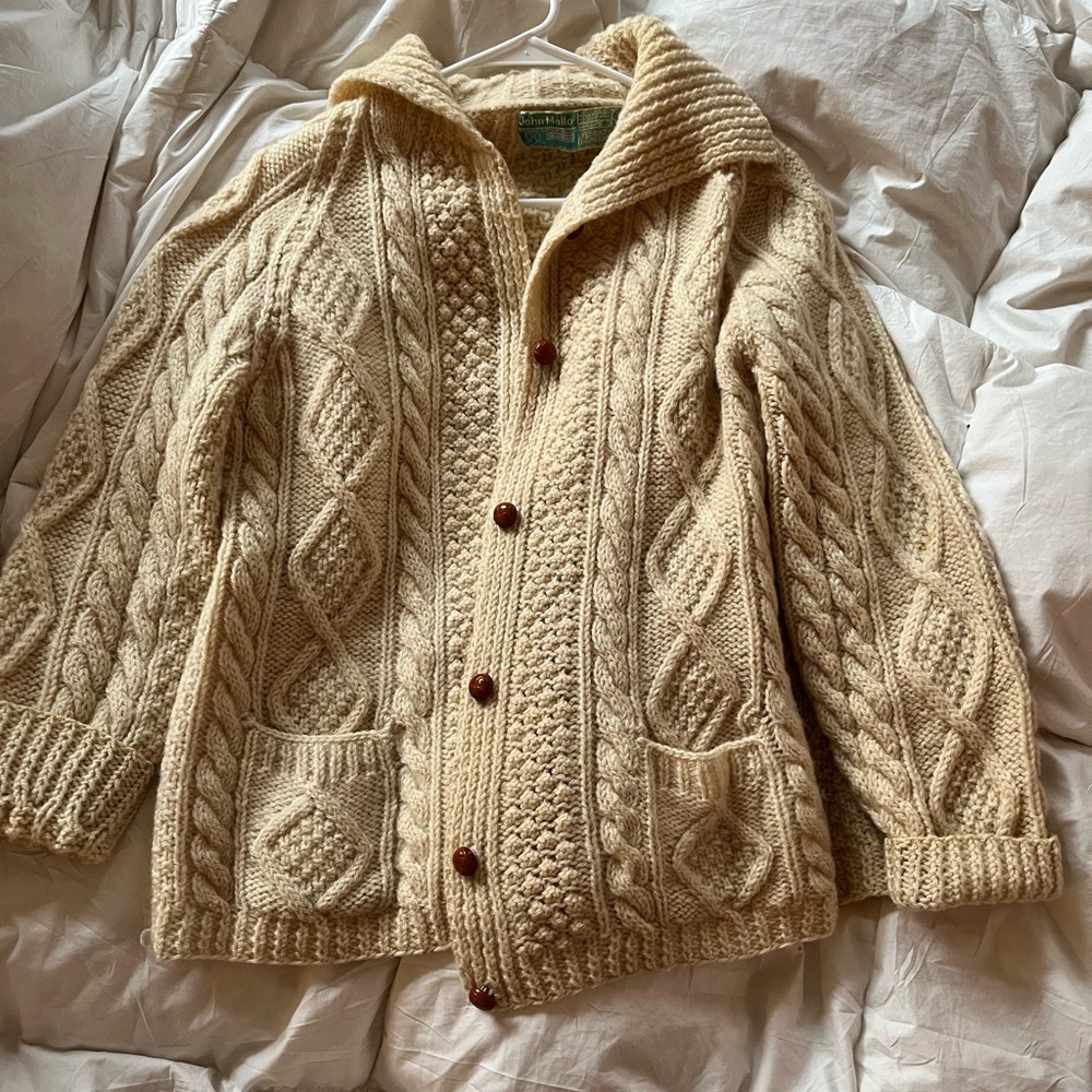 John Molloy Irish Sweater 100% Wool